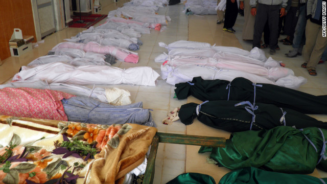bodies of houla massacre